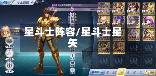星斗士阵容/星斗士星矢
