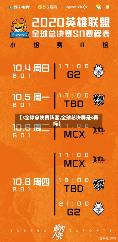【s全球总决赛阵容,全球总决赛是s赛吗】