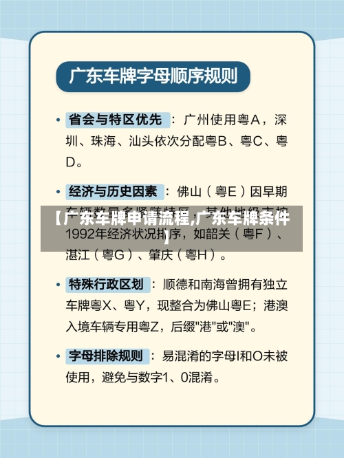 【广东车牌申请流程,广东车牌条件】