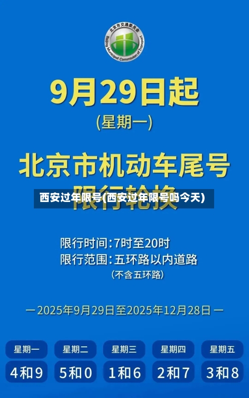 西安过年限号(西安过年限号吗今天)