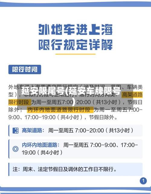 延安限尾号(延安车牌限号)