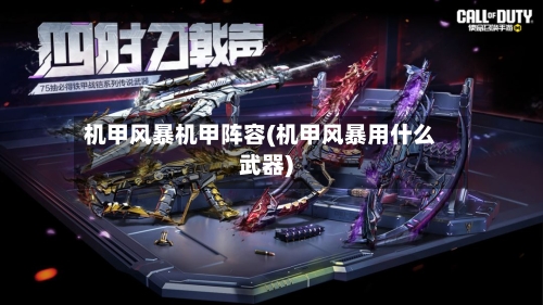 机甲风暴机甲阵容(机甲风暴用什么武器)