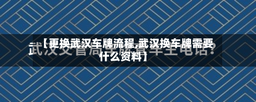 【更换武汉车牌流程,武汉换车牌需要什么资料】-第2张图片