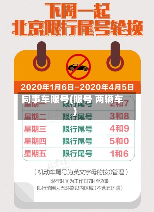 同事车限号(限号 两辆车)-第3张图片