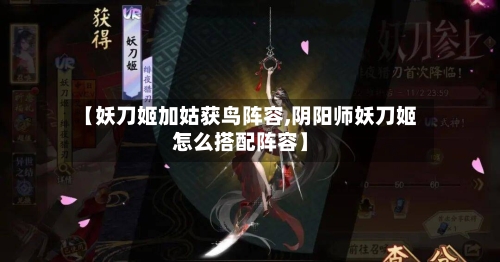 【妖刀姬加姑获鸟阵容,阴阳师妖刀姬怎么搭配阵容】