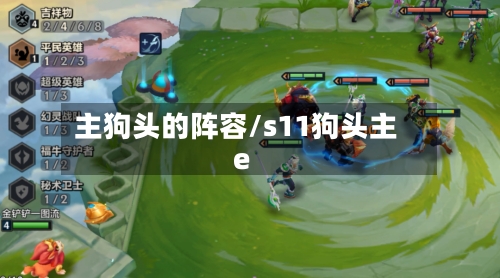 主狗头的阵容/s11狗头主e