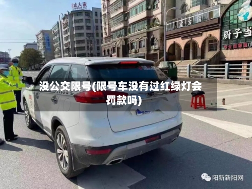 没公交限号(限号车没有过红绿灯会罚款吗)