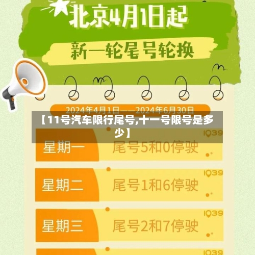 【11号汽车限行尾号,十一号限号是多少】