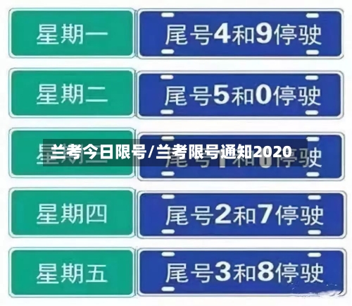 兰考今日限号/兰考限号通知2020