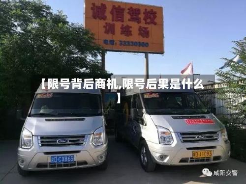 【限号背后商机,限号后果是什么】-第2张图片