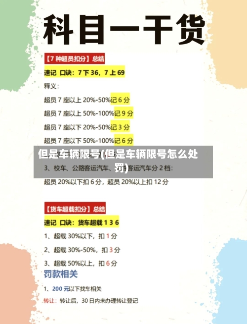 但是车辆限号(但是车辆限号怎么处罚)-第2张图片