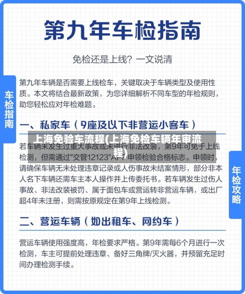 上海免验车流程(上海免检车辆年审流程)-第2张图片