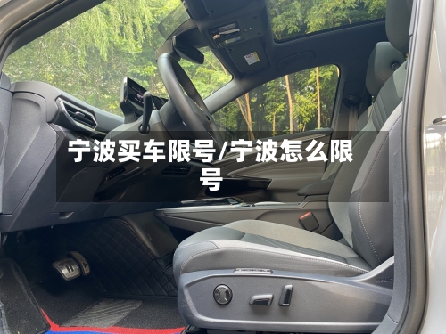 宁波买车限号/宁波怎么限号