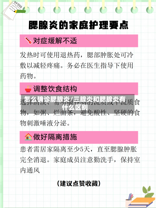 怎么确诊腮腺炎/三腺炎和腮腺炎有什么区别-第3张图片