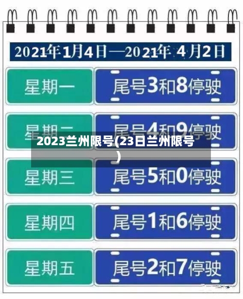 2023兰州限号(23日兰州限号)-第3张图片