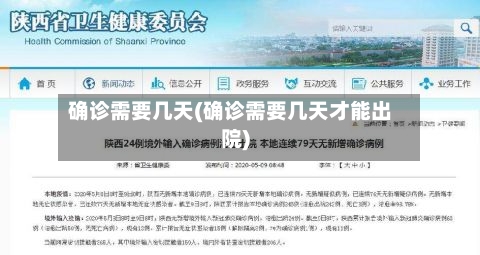 确诊需要几天(确诊需要几天才能出院)-第2张图片