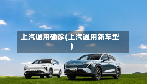 上汽通用确诊(上汽通用新车型)-第2张图片