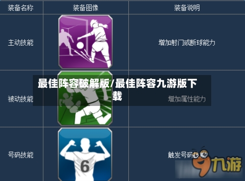 最佳阵容破解版/最佳阵容九游版下载-第3张图片