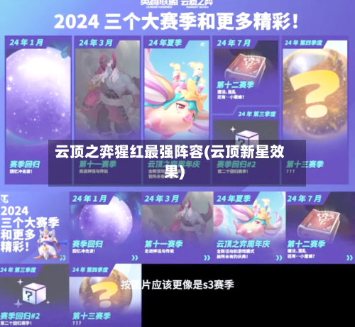 云顶之弈猩红最强阵容(云顶新星效果)