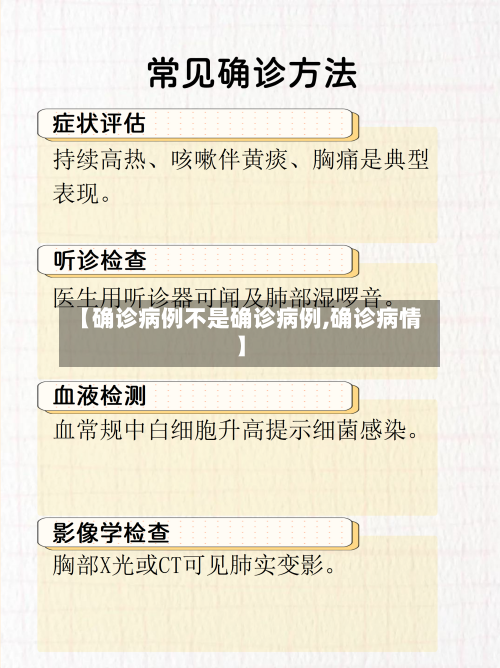 【确诊病例不是确诊病例,确诊病情】-第3张图片
