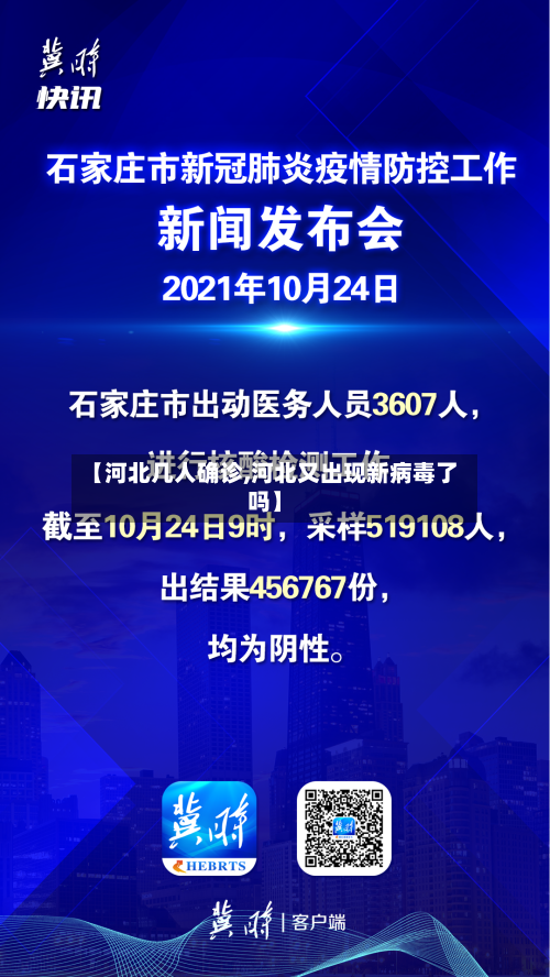 【河北几人确诊,河北又出现新病毒了吗】
