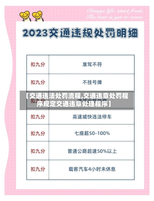 【交通违法处罚流程,交通违章处罚程序规定交通违章处理程序】-第2张图片
