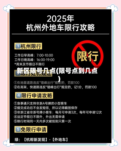 新区限号几点(限号点到几点)
