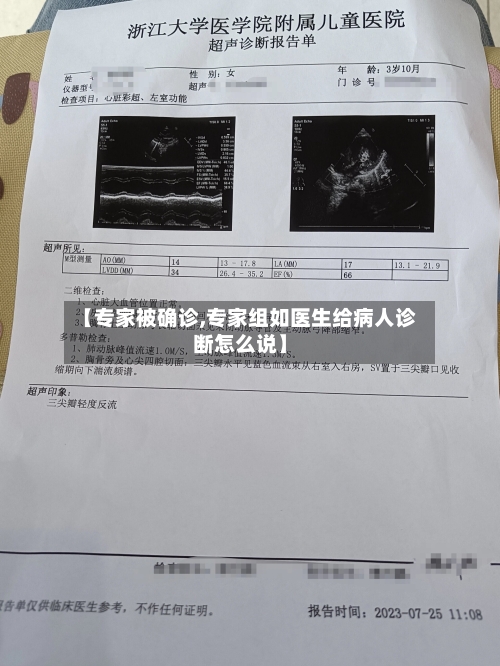 【专家被确诊,专家组如医生给病人诊断怎么说】-第2张图片