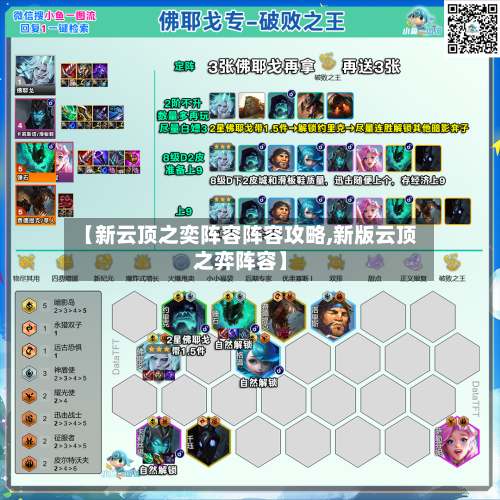 【新云顶之奕阵容阵容攻略,新版云顶之弈阵容】-第2张图片