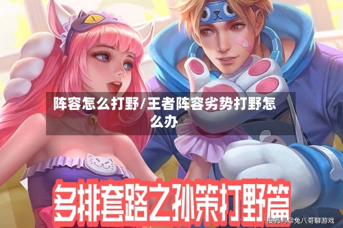 阵容怎么打野/王者阵容劣势打野怎么办