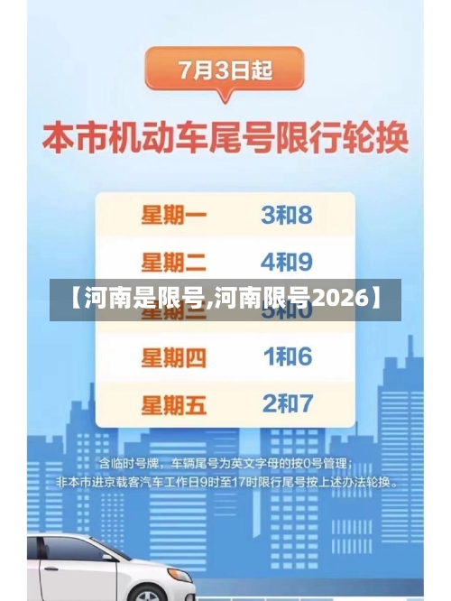 【河南是限号,河南限号2026】-第2张图片