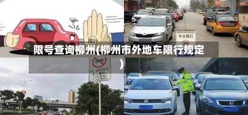 限号查询柳州(柳州市外地车限行规定)
