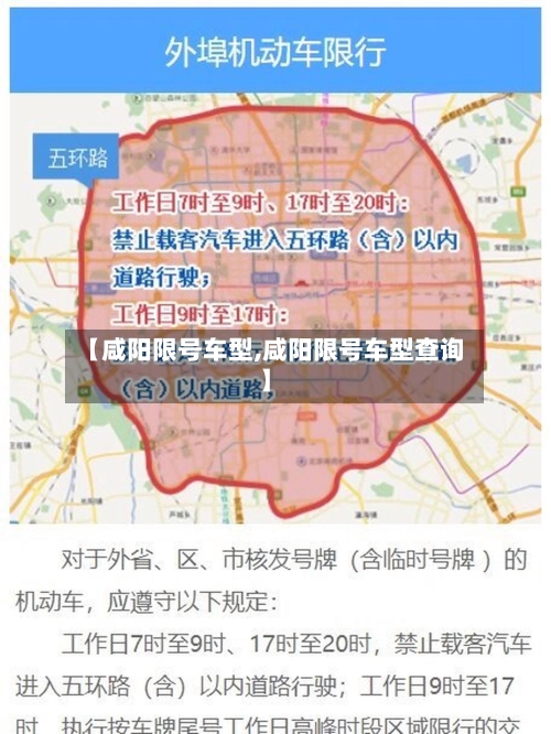 【咸阳限号车型,咸阳限号车型查询】