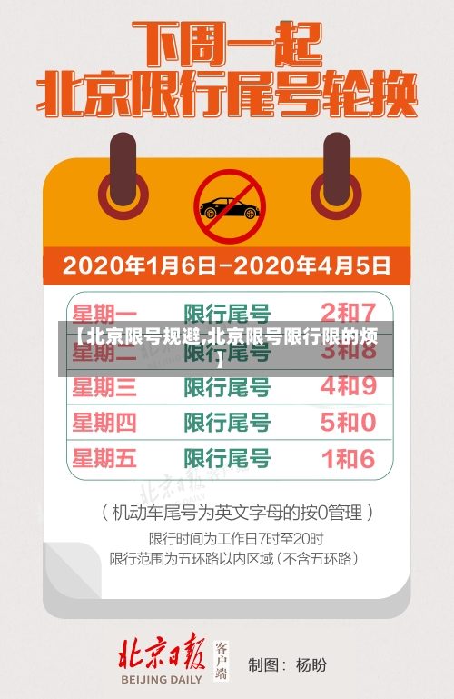 【北京限号规避,北京限号限行限的烦】