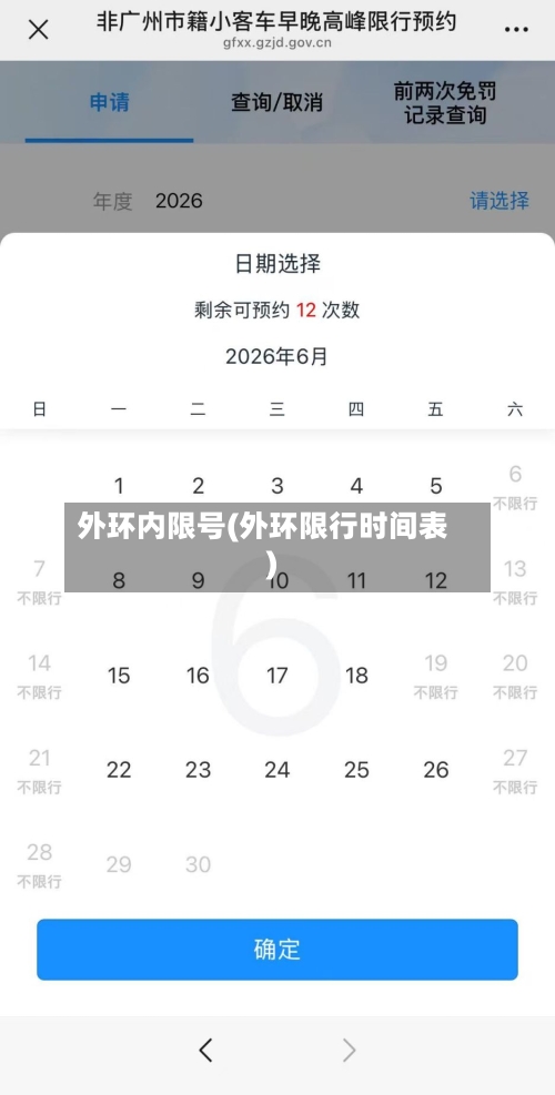 外环内限号(外环限行时间表)-第3张图片